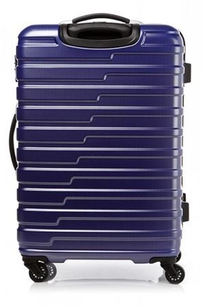 چمدان های امریکن توریستر مدل AMT HANDY SPINNER 55 TSA MATTE Blue Checks