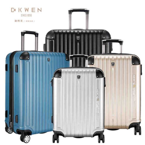 چمدان چرخدار سایز متوسط دی کی ون مدل DKWEN E7002-24 SILVER