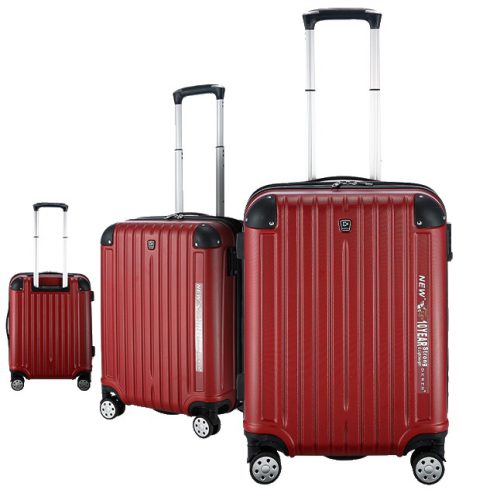 ست کامل چمدان چرخ دار دی کی ون مدل DKWEN E7002-20-24-28 BEIGE