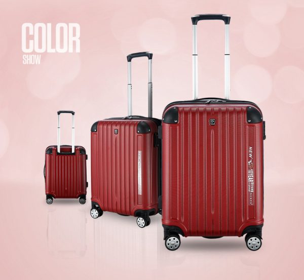 چمدان چرخدار سایز کوچک دی کی ون مدل DKWEN E7002-20 RED